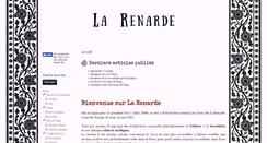 Desktop Screenshot of larenarde.fr